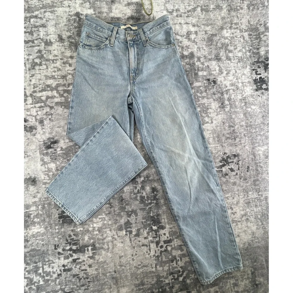 Levi's Women 24x31 '94 Baggy Jeans Light Wash Blue High Rise‎ Denim Retro